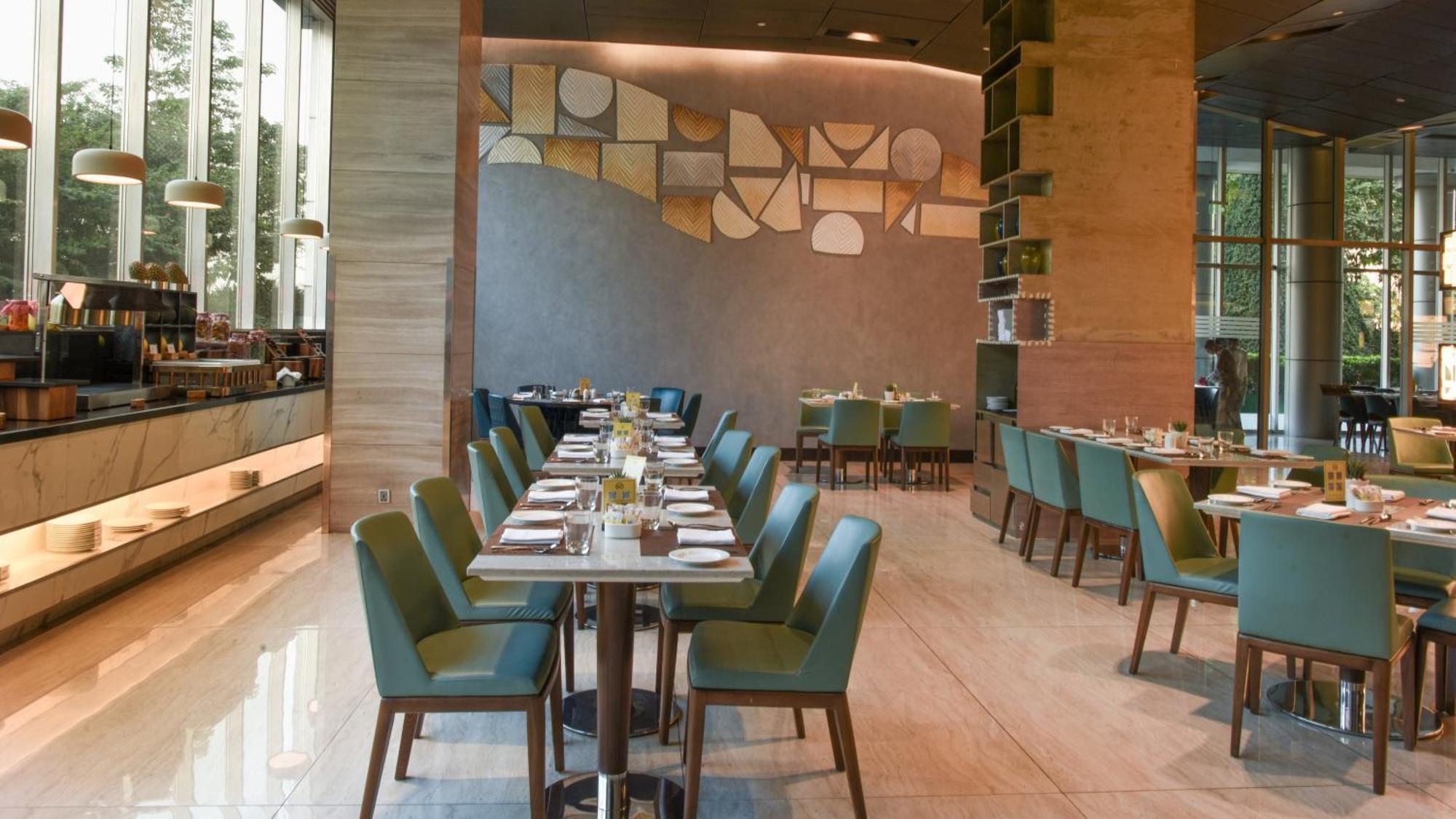 Holiday Inn New Delhi Aerocity By Ihg Exterior foto The restaurant
